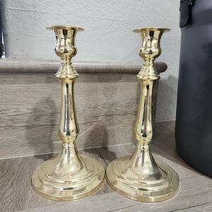Gold Candlestick Holders